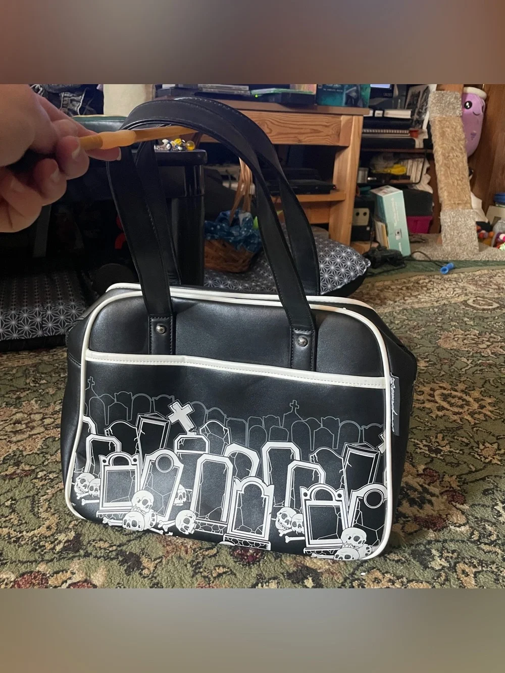 Sourpuss Graveyard Bowler Bag